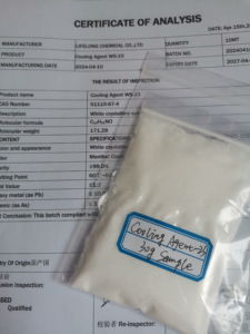 Geruchsneutral, ohne Minzgeschmack WS-23 Kühlmittel <span class=keywords><strong>Koolada</strong></span> CAS51115-67-4 für Mundwasser, Süßigkeiten und Hautpflege - Product Image 3