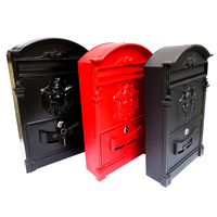 Boîtes aux lettres modernes en métal personnalisées boîtes d'expédition rétro briefkasten vente en gros