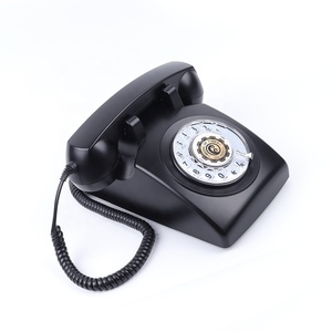 Điện thoại cố định có dây điện thoại cổ điển phong cách retro bàn phím Quay <span class=keywords><strong>Analog</strong></span> - Product Image 4