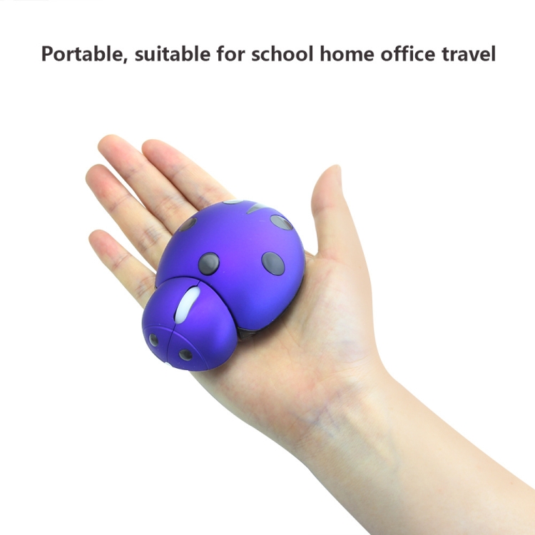 Mouse Wireless A Forma Di Coccinella – Cute E Portatile Per Computer E Laptop