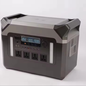 Centrale solaire de grande capacité 2000W AC/DC fabriquée en Chine avec batterie lithium-ion, onduleur à onde sinusoïdale pure et chargement sans fil Type C - Product Image 1