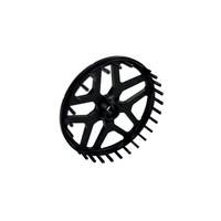 Boîtier de coque de moteur extrudé en aluminium anodisé de forme ronde de haute qualité