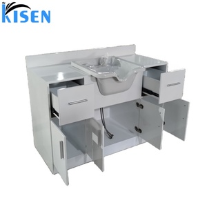 Promotion : Bac de lavage de luxe en plastique pour cheveux, avec armoire intégrée, portable pour salon - Product Image 2