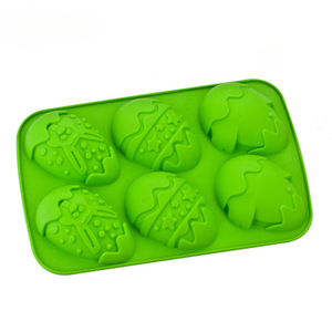 Easter Silicone Cake Mold 6-Hole Food Grade Oven Safe Baking DIY Mold For Family Use - Product Image 1