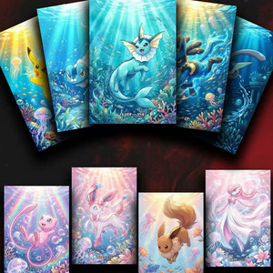 Vente en gros de panneaux d'art Pokémon de haute qualité à prix abordable, accessoires pour fans, panneaux d'art de bandes dessinées, boîtes mystères de cartes. - Product Image 6