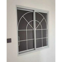 Ventanas corredizas de doble acristalamiento de aluminio personalizadas, ventanas corredizas a prueba de huracanes para balcón, Hotel, Villa