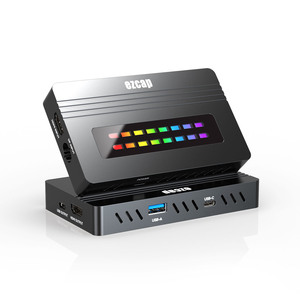 Caja de captura de video 4K60 <span class=keywords><strong>HDMI</strong></span> y <span class=keywords><strong>DP</strong></span> Alt Mode (USB-C) con HDR y VRR para grabación de video, juegos y transmisión en vivo, ezcap388 GameDock Extreme <span class=keywords><strong>DP</strong></span> - Product Image 1