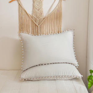 Ensemble <span class=keywords><strong>de</strong></span> couette <span class=keywords><strong>de</strong></span> luxe <span class=keywords><strong>de</strong></span> haute qualité, solide et super doux avec <span class=keywords><strong>pompon</strong></span> - Product Image 3