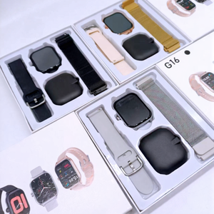 Nuovo Arrivo 2026: Set <span class=keywords><strong>Smartwatch</strong></span> G16 2-in-1, Orologio Intelligente in <span class=keywords><strong>Acciaio</strong></span> Inossidabile con Doppio <span class=keywords><strong>Cinturino</strong></span> e Schermo HD Grande da 2,01 Pollici - Product Image 4