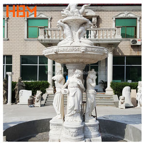 天然花园石雕喷泉别墅欧式水上景观装饰 - Product Image 3