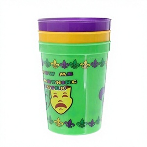 แก้วพลาสติกแบบใช้ซ้ำได้สำหรับงานมาร์ดิกราส์ (25 ชิ้น) ขนาด 16 ออ<span class=keywords><strong>น</strong></span>ซ์ - สำหรับดื่มโดยตรง - ปลอดสาร BPA และเป็<span class=keywords><strong>น</strong></span>มิตรกับสิ่งแวดล้อม - อุปกรณ์จัดปาร์ตี้ - ภาชนะสำหรับเครื่องดื่ม - Product Image 4