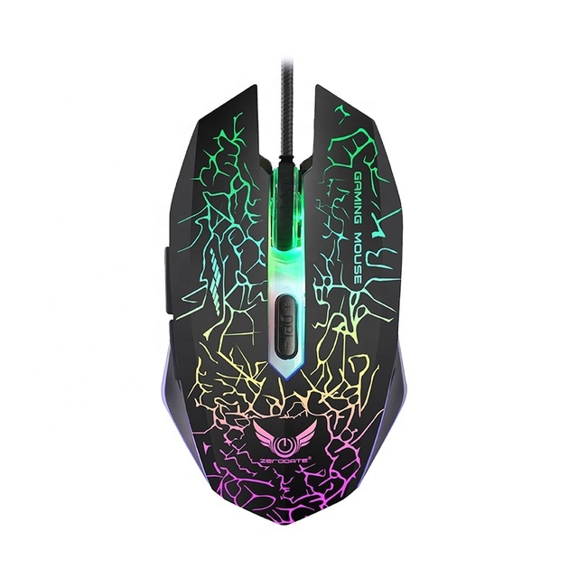 Best Selling 6D Wired Game Mouse LED Backlit Ergonomic Style USB Connection Optical Right Laptop Desktop PC Promotional Price