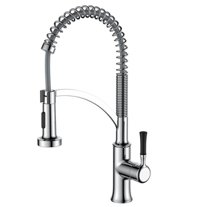 Robinet de cuisine contemporain de luxe fabriqué en Chine, avec fonction de tirage vers le bas, eau chaude et froide, mélangeur - Product Image 1