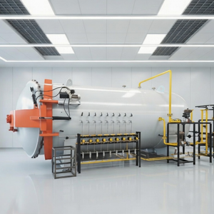 หม้อนึ่งฆ่าเชื้อระดับทหารสำหรับการแปรรูปคาร์บอนไฟเบอร์ ชิ้นส่วนดาวเทียมและอุตสาหกรร<span class=keywords><strong>ม</strong></span>การบินและอวกาศ - Product Image 6