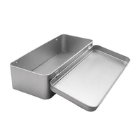 OEM ODM Custom Luxus Klappdeckel Rechteckige Blechdose Verpackung Metall Baklava Keks Geschenk Schokolade Verpackungs box Metall Blechdose
