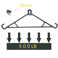 Gambrel de suspension robuste en acier pour gibier lourd jusqu'à 400 lb – Outil de traitement durable pour cerfs, elans et gros gibiers