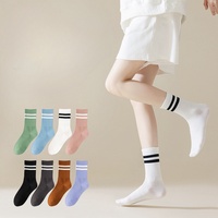 Chaussettes de Pilates en coton peigné de haute qualité pour femmes, antidérapantes, pour le ballet, le yoga et l'exercice, avec grip personnalisé et bordure renforcée, épaisses pour l'automne