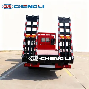 <b>Flatbed</b> Tow <b>Truck</b> Flat Bed Towing Efficient 350 HP Dongfeng Huashen 8X4 Heavy-Duty <b>Flatbed</b> <b>Truck</b> - Product Image 4