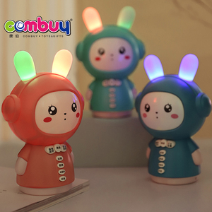 Thỏ Robot Học Tập Sớm Chiếu Sáng Thông Minh Âm Nhạc Đồ Chơi Máy Câu Chuyện Bé - Product Image 2