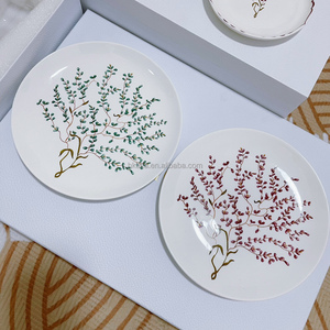 Discount European Luxury Porcelain <b>Dinner</b> <b>Set</b> Bone China Dessert Plate - Product Image 4