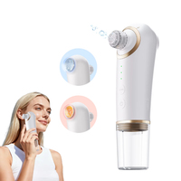 Nettoyeur facial à bulles nano, aspirateur de points noirs, aspirateur de pores avec chauffage et refroidissement, appareil de beauté hydro-facial pour usage domestique