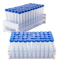 Tubes de Test pour centrifugeuse conique en plastique stérile avec couvercles à vis, 15ml, 50ml