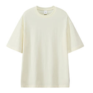 Camiseta de algodón Premium personalizada de gran tamaño Unisex bordada 280 Gsm para hombres y mujeres camiseta blanca Unisex de alta calidad - Product Image 5