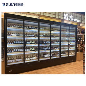 Congelador <span class=keywords><strong>de</strong></span> exhibición vertical <span class=keywords><strong>de</strong></span> supermercado comercial Refrigerador <span class=keywords><strong>de</strong></span> cuatro puertas <span class=keywords><strong>de</strong></span> vidrio Refrigerador <span class=keywords><strong>de</strong></span> exhibición <span class=keywords><strong>de</strong></span> carne Frigidaire <span class=keywords><strong>Vitrina</strong></span> Frigorifica - Product Image 1