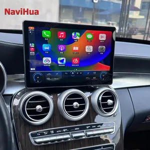 Navihua 11.6" NEW Design Android Car Radio GPS Navigation For Benz C Class W205 2015-2018 Auto Wireless Carplay GPS Navigation