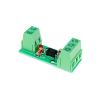 Módulo de Aislamiento Fotoeléctrico de 1 Canal PC817 EL817 3V-5V 12V 24V con Soporte para Riel, para PLC y Placa de Control de Motor