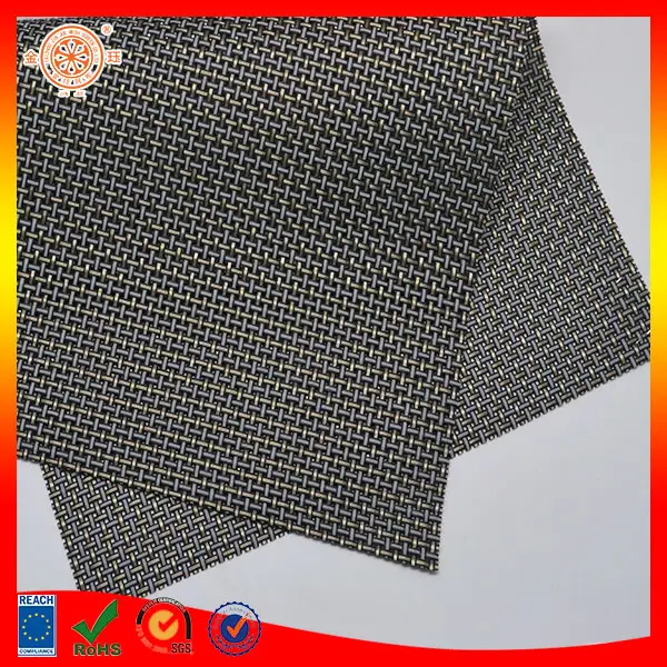 Decorativo tessuto di maglia rivestito in vinile tessuto di poliestere tessuto di maglia del PVC tessuto tessuto di maglia