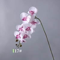 Anggrek Kupu-kupu Artifisial High End 100cm 8 Kepala, Anggrek Sentuhan Asli, Anggrek Sutra dengan Tekstur Lembap, Bunga Dekoratif