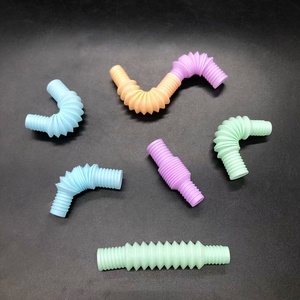 ชุดของเล่นเสริมพัฒนาการประสาทสัมผัส JO Fidget Decompression ของเล่นแคปซูลสีสันสดใส ของเล่นหลอดมินิป๊อปพลาสติก PP สำหรับเด็กผู้ชาย - Product Image 4