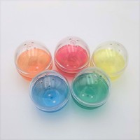 Capsules Gashapon en plastique 65*67mm les plus vendues, balles Gacha multicolores pour distributeurs automatiques, jouets promotionnels pour enfants