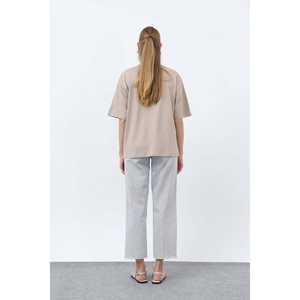 เสื้อยืดลายเป็ดสำหรับผู้หญิง ผ้าฝ้ายเจอร์ซีย์ 100% แขนปกติ ดีไซน์ระบายอากาศได้ดี - Product Image 5