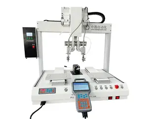 Double Platform Desktop Robot 3 Axis Pcb Automatic Soldering Machine