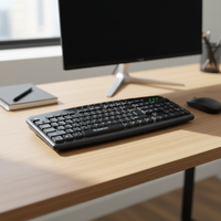 Clavier multimédia USB personnalisé avec 9 touches multifonctions pour ordinateur de bureau