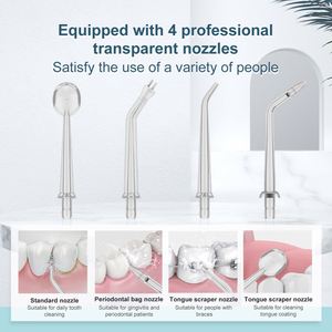 TAHATH Irrigateur buccal sans fil compact de voyage IPX6, brossette à eau dentaire portable rechargeable, en gros - Product Image 4