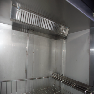 Congelador comercial de cocina de hotel de acero inoxidable de cuatro puertas Equipo de refrigeración vertical de doble temperatura para cocina de hotel - Product Image 3