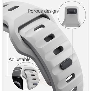 Eraysun สายรัดข้อมือซิลิโคนสำหรับ <span class=keywords><strong>Apple</strong></span> <span class=keywords><strong>Watch</strong></span>, สายรัดข้อมืออัลตร้า2หรูหราขนาด42/44/45/49มม. I <span class=keywords><strong>Watch</strong></span> Series 9/8/7 /<span class=keywords><strong>se</strong></span> - Product Image 3