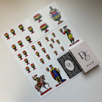 Vente en gros de cartes à jouer espagnoles personnalisées, 40 feuilles, promotion poker, loterie, barajas, jeu de cartes espagnoles