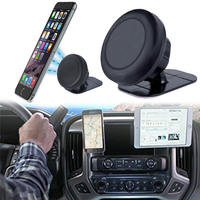 Support de téléphone magnétique universel Natek à rotation 360° en plastique ABS pour voiture, mur, table, bureau, tableau de bord, lit - Portable, coffret cadeau