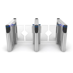 Torniquete Moderno de Alta Velocidad, Barrera Automática Abatible para Edificios de Oficinas y Estaciones, con Reconocimiento Facial, Código QR y RFID - Product Image 1