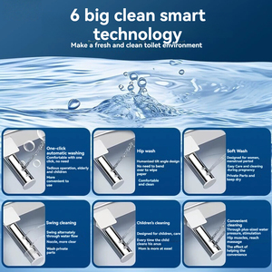 Siège de toilette surélevé pour enfants siège de toilette intelligent domestique chauffant électrique Bidet siège de toilette mural - Product Image 5