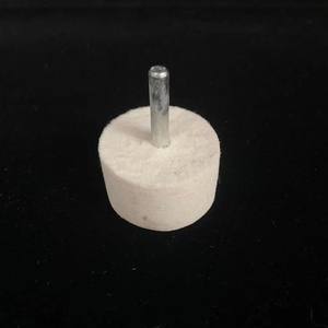 Mango de lana de pulido de superficie de espejo de acero inoxidable con cabezales de pulido de lana cónicos cilíndricos para uso industrial - Product Image 5