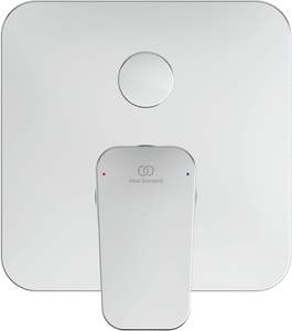 Modern Standard Ceraplan <span class=keywords><strong>Robinet</strong></span> mitigeur de bain-douche encastré au mur <span class=keywords><strong>avant</strong></span> Assemblage du corps Cartouche de disque Poignée chromée intégrée - Product Image 2