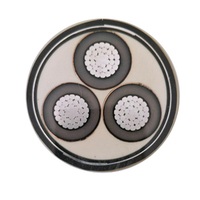 3-adriges Mittelspannungs-Stromkabel Aluminium 1 * 35mm ² 1 * 50mm ² 1 * 70mm ² 3 * 35mm ² Elektrokabel Kabel Hersteller PVC NA2X2Y XHHW-2