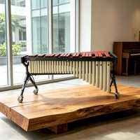 Tengfei Brand Professional Wood Marimba 2200mm Length Heavy Duty Adjustable Foldable Handmade Percussion Instrument Aluminum