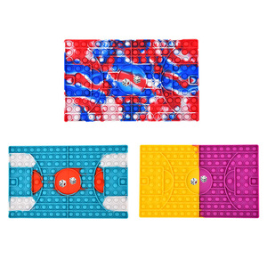 Noël Silicone Pops Bulle Sensorielle Fidget Jouet Arbre De Noël Rouge Blanc Père Noël Jeu Tasse Tapis - Product Image 6