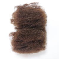 Cheveux Humains Remy 4C Afro Crépu Ondulé En Vrac Pour Tresses Torsadées, 100% Extensions de Cheveux Birmans Pour Tressage